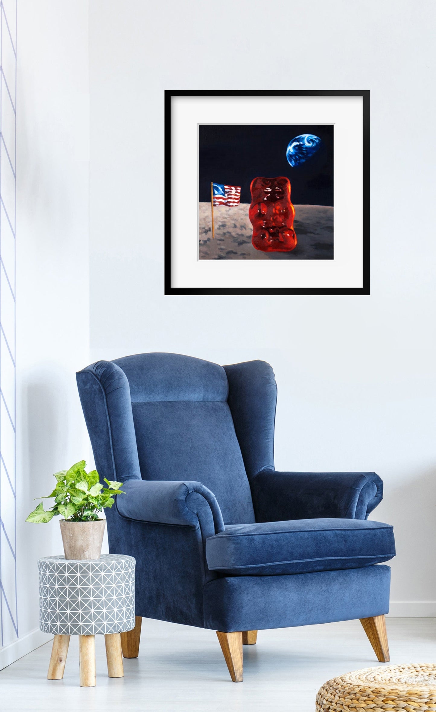 Gummy Bear Astronaut - Art Print