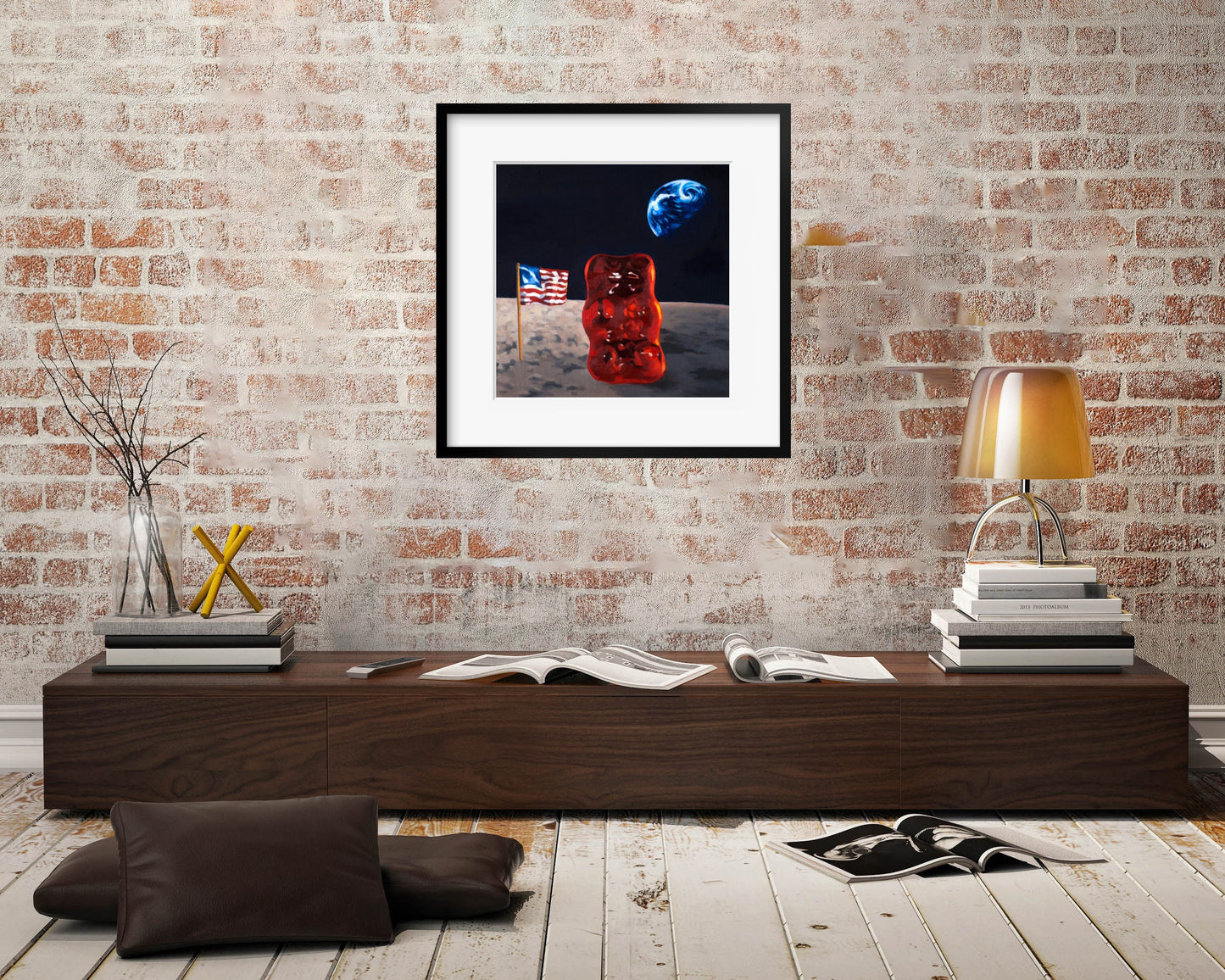 Gummy Bear Astronaut - Art Print