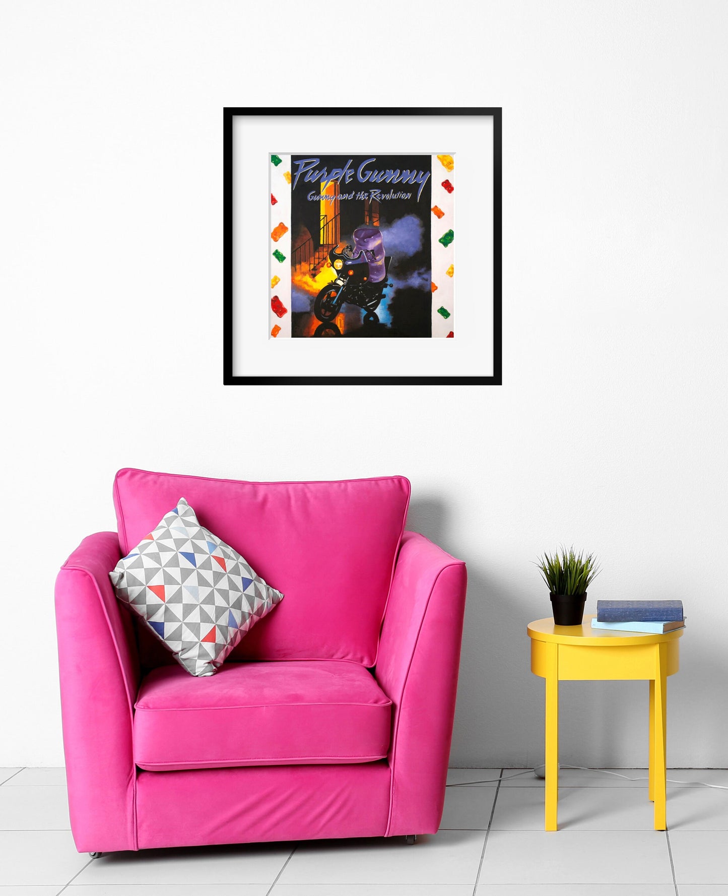 Gummy Bear Purple Rain - Art Print