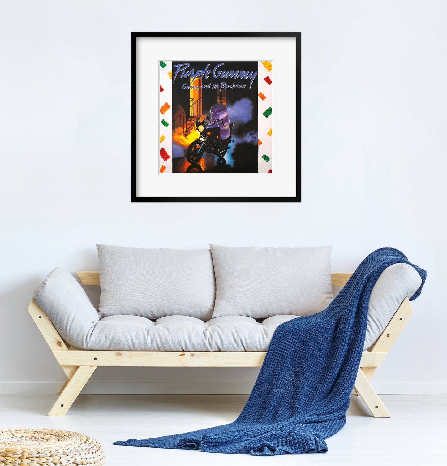 Gummy Bear Purple Rain - Art Print