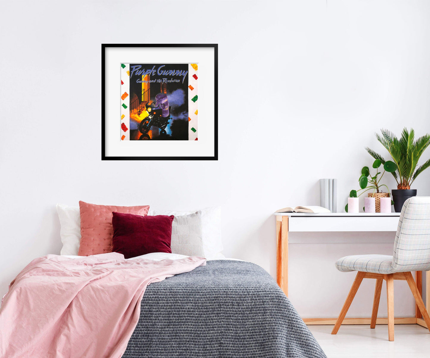 Gummy Bear Purple Rain - Art Print