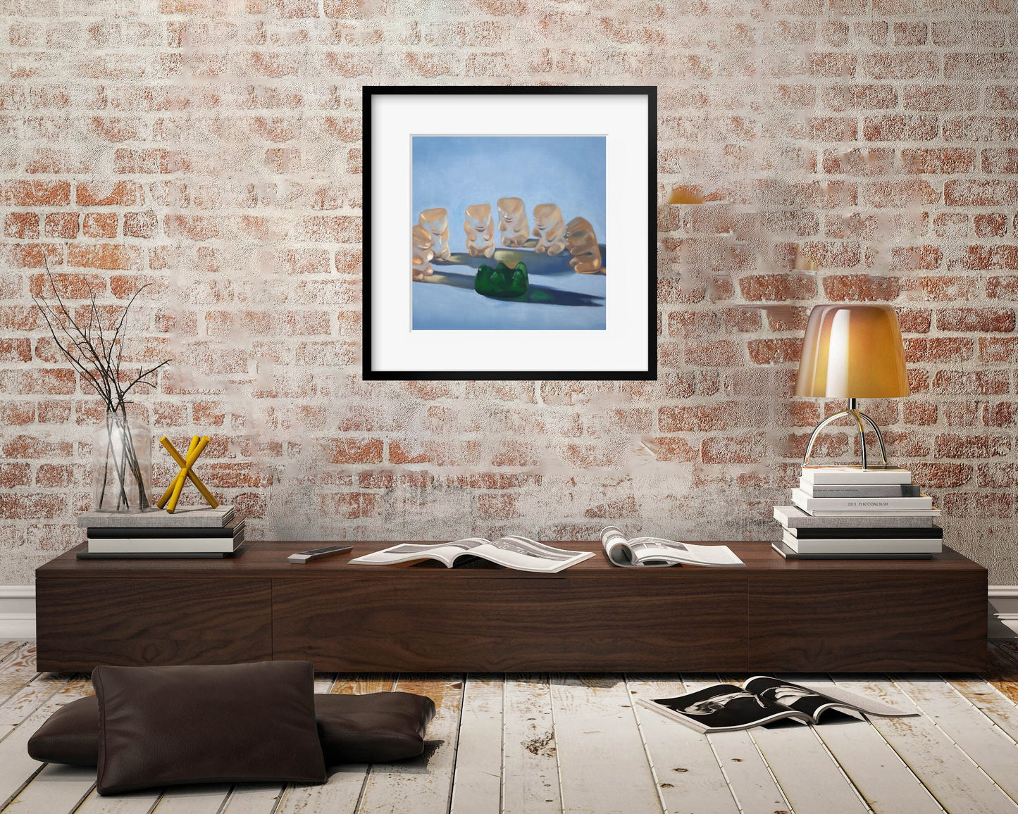 Gummy Bear Scary - Art Print