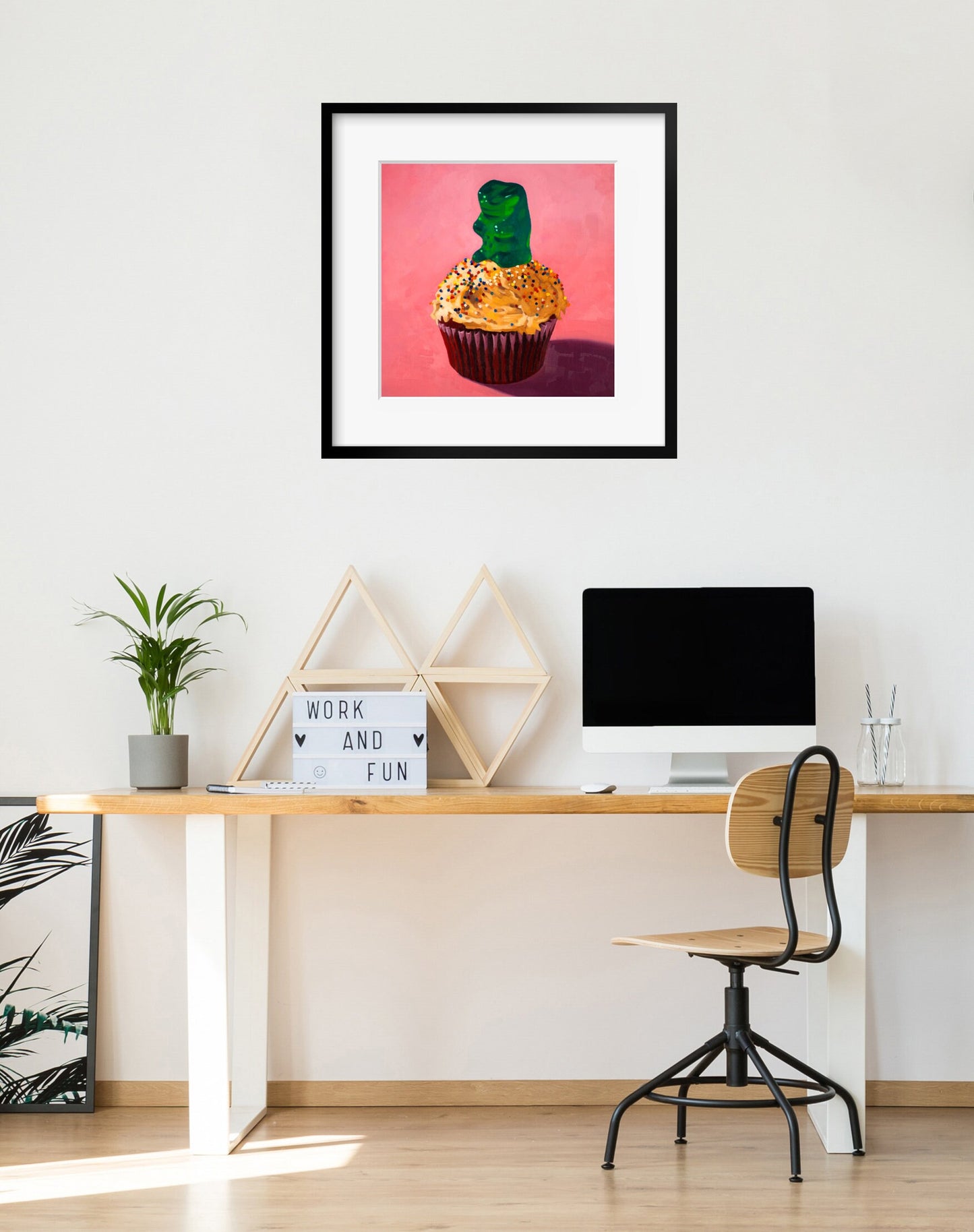 Gummy Bear Cupcake - Art Print