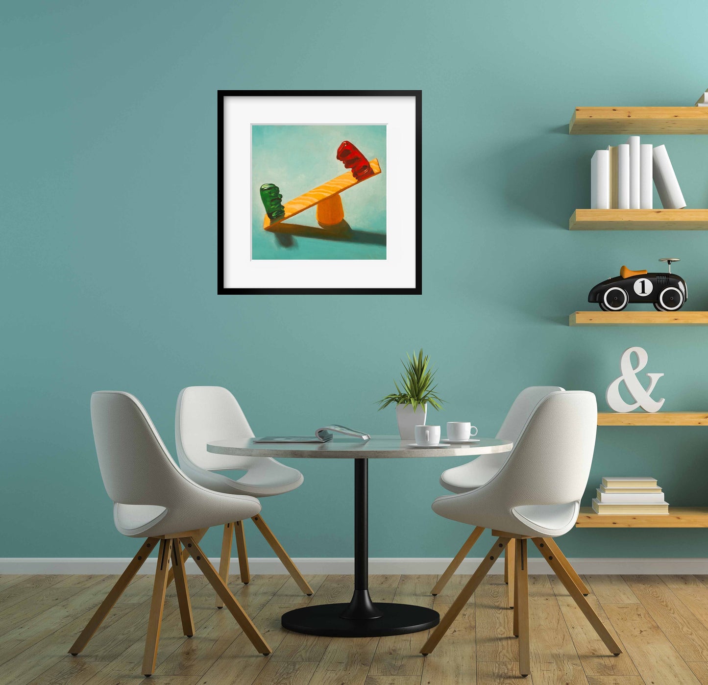 Gummy Bear Seesaw - Art print