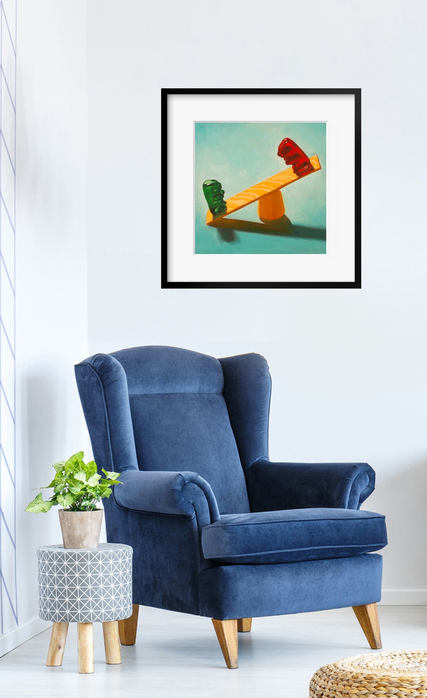 Gummy Bear Seesaw - Art print