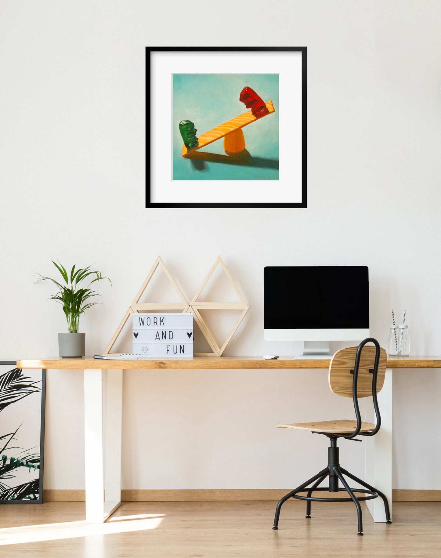 Gummy Bear Seesaw - Art print