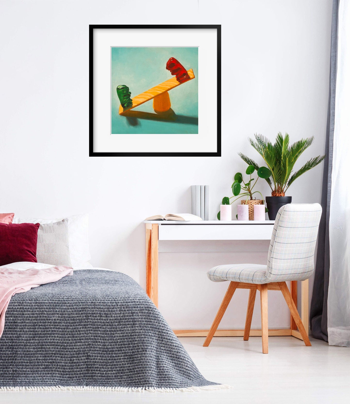 Gummy Bear Seesaw - Art print
