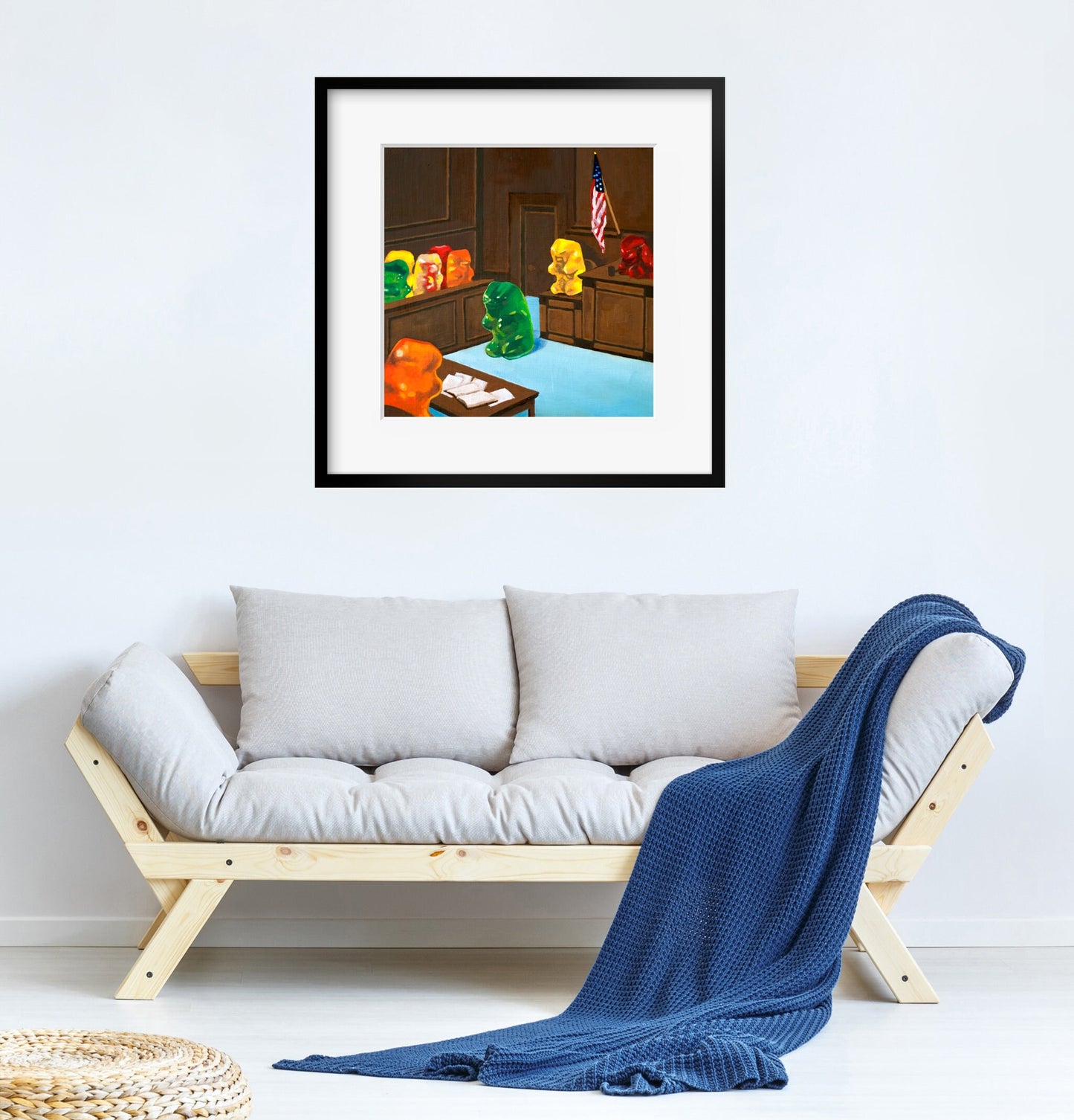 Gummy Bear Law And Order - art print