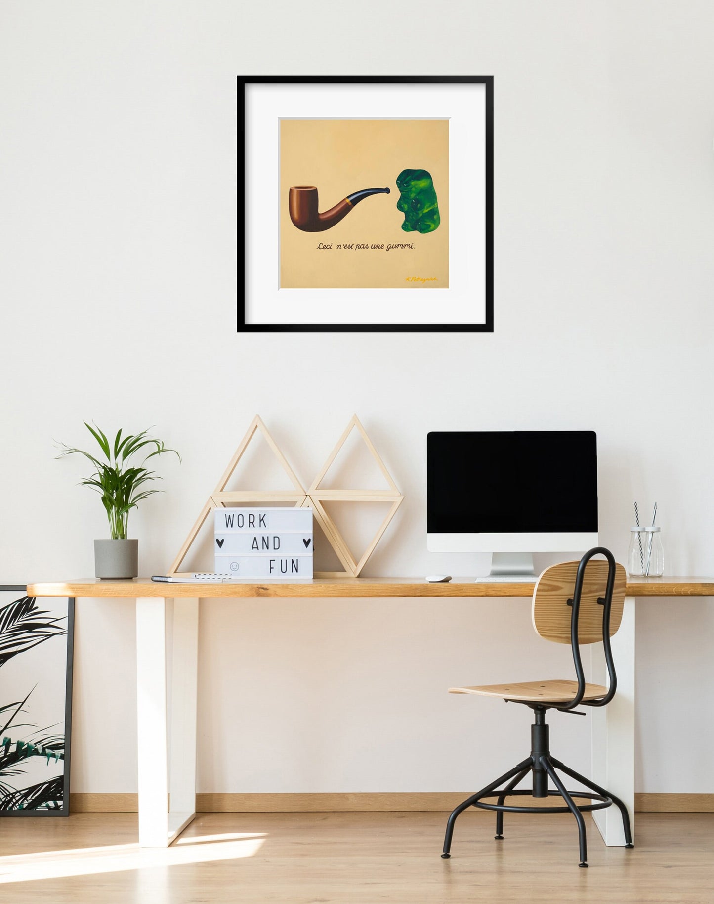 Gummy Bear Magritte - Art Print