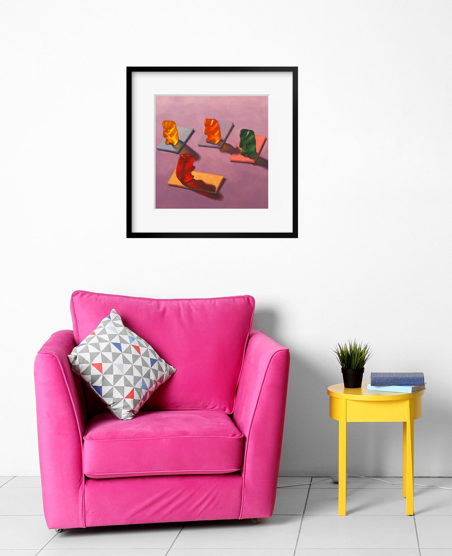 Gummy Bear Yoga - Art print