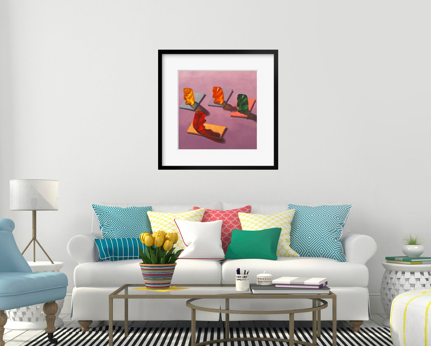 Gummy Bear Yoga - Art print