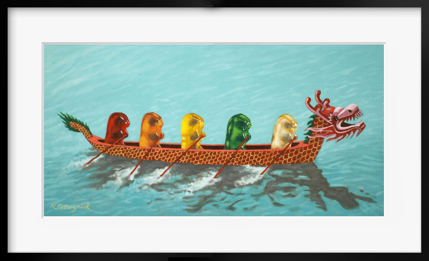 Gummy Bear Dragon Boat - Art Print