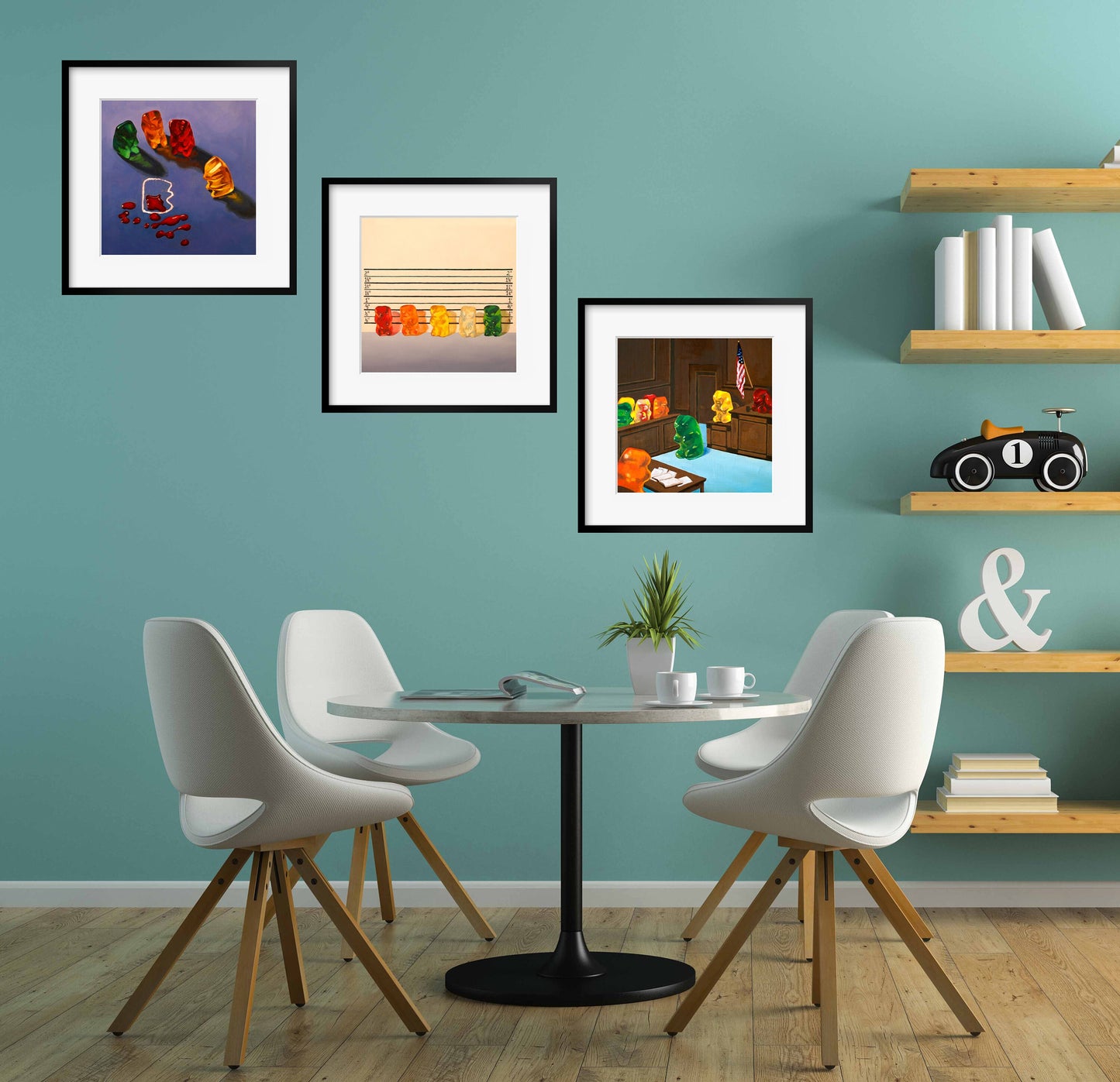 Set of 3 Gummy Bear - Art Prints