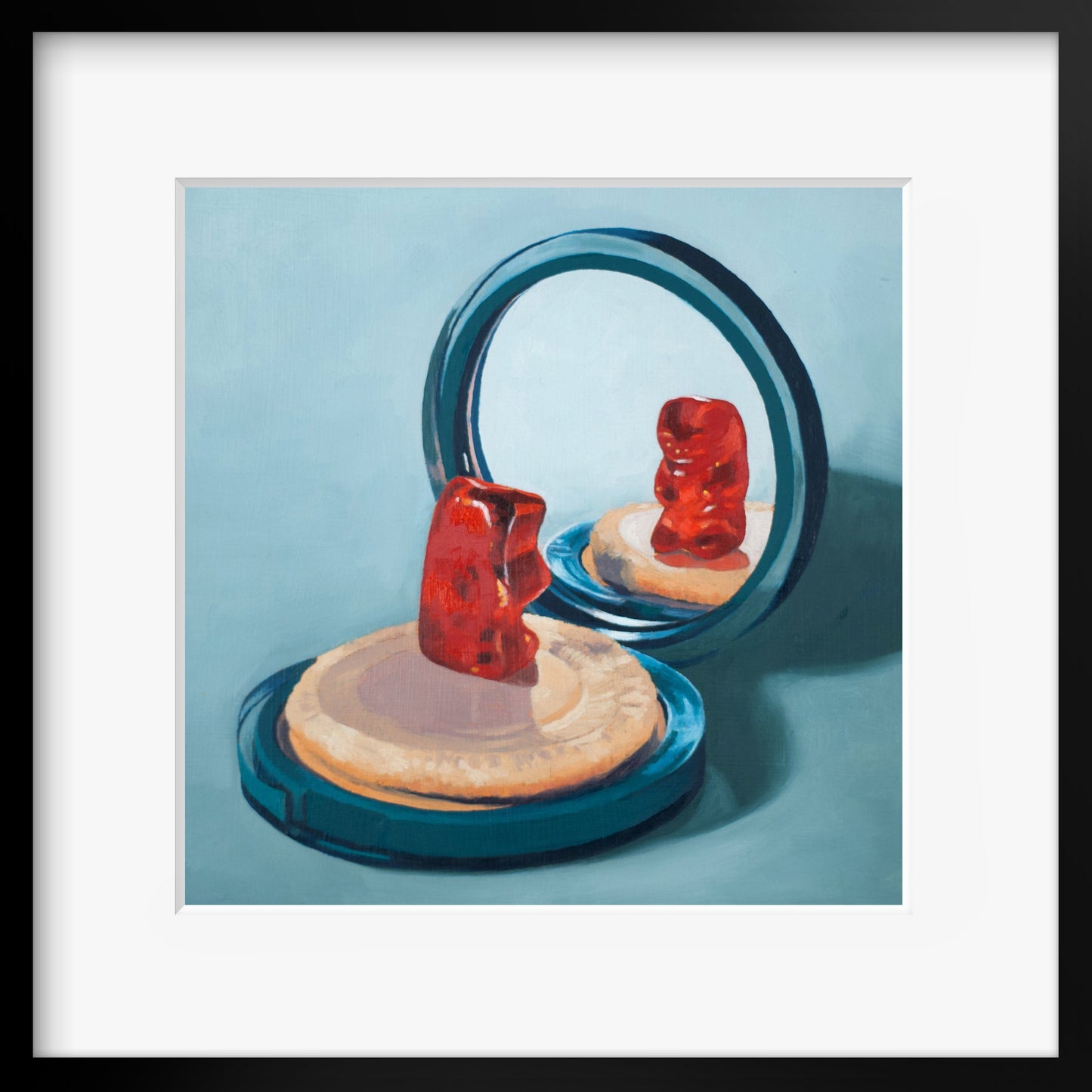 Gummy Bear Compact Mirror - Art Print