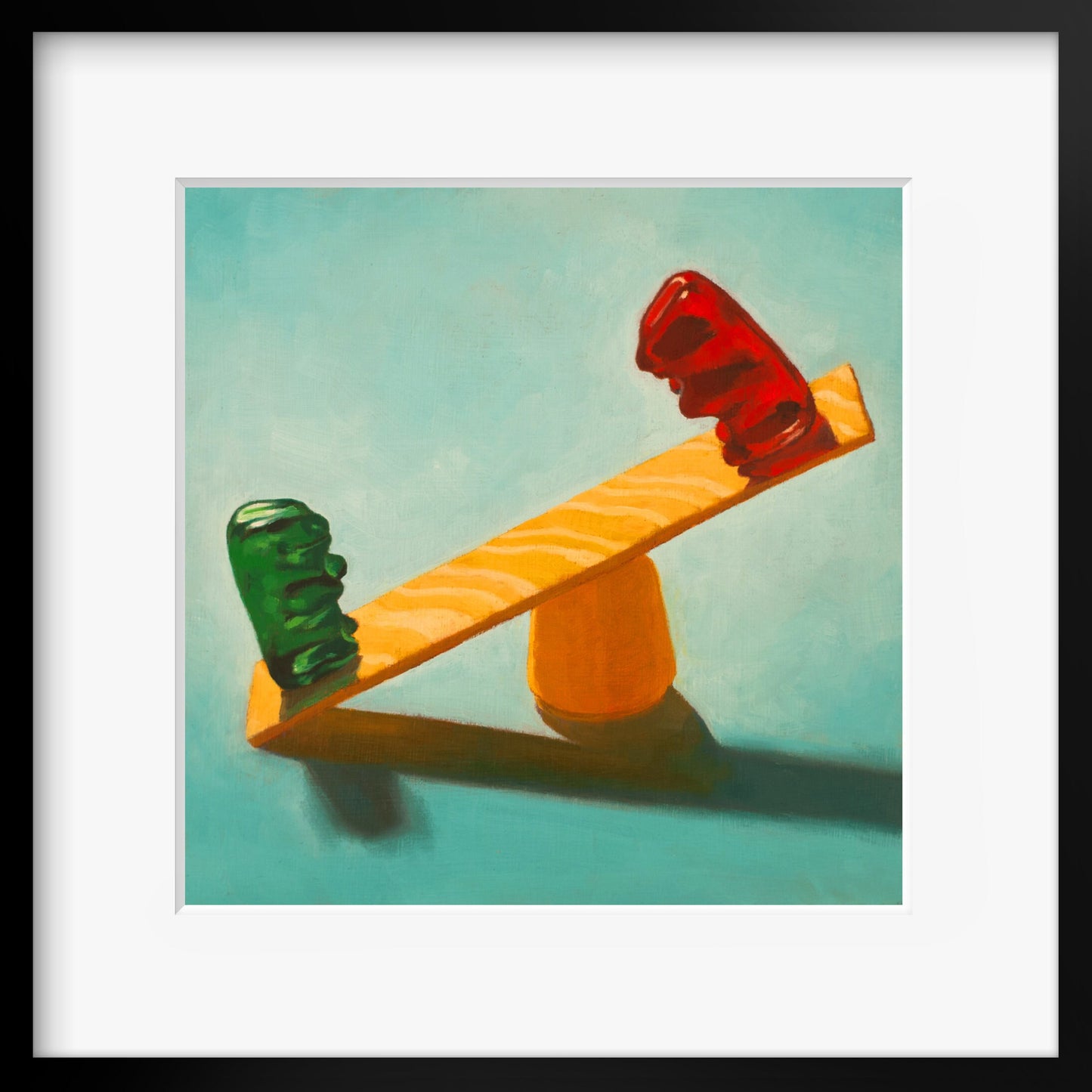 Gummy Bear Seesaw - Art print