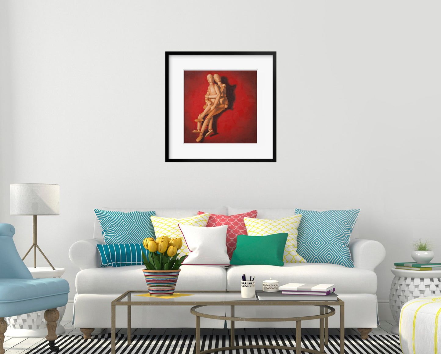 Mannequin Spooning - Art Print