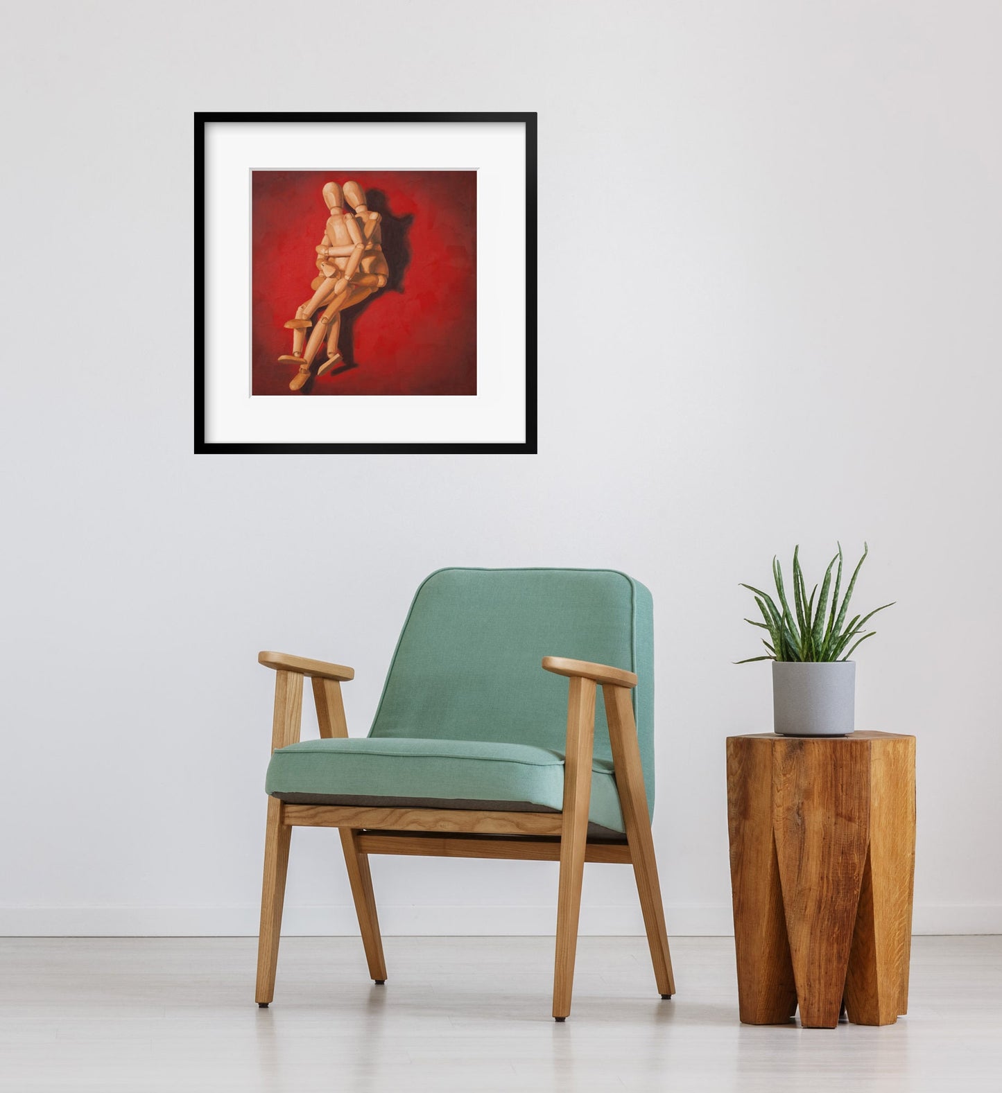 Mannequin Spooning - Art Print