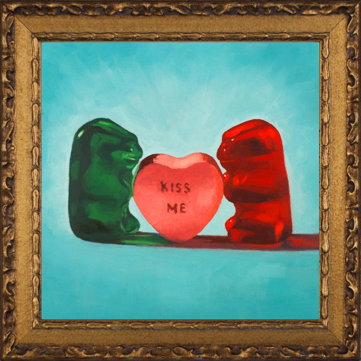 Gummy Bear Valentines Day Gift - Art print