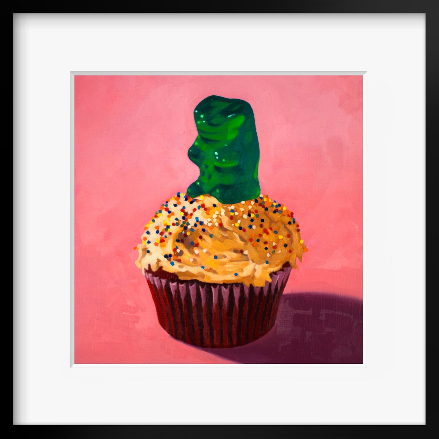 Gummy Bear Cupcake - Art Print