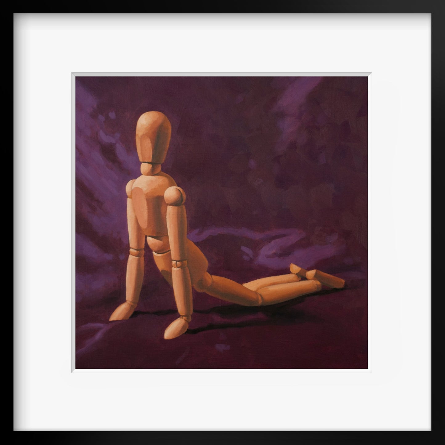 Yoga Mindfulness Mannequin - Art Print