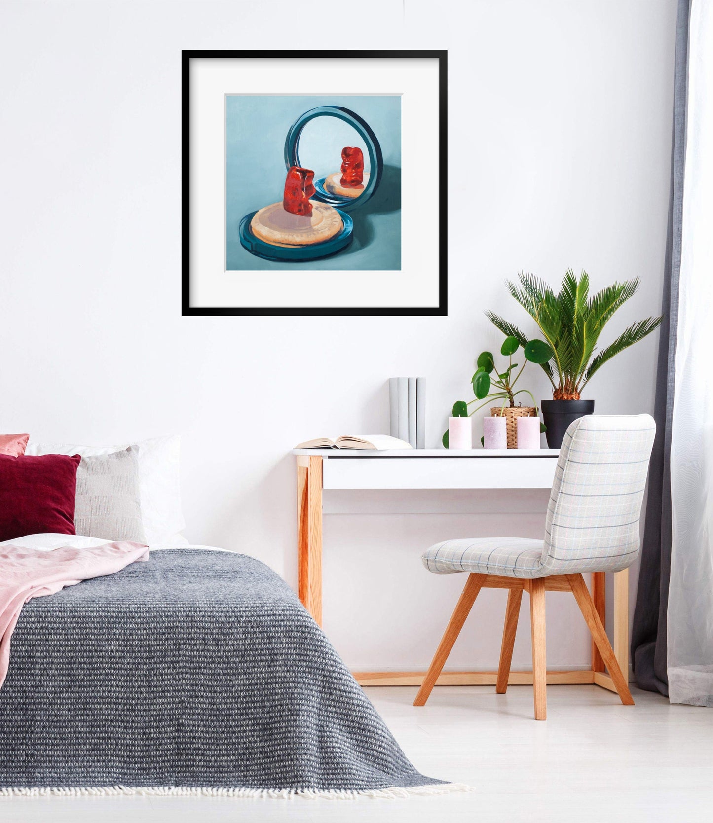 Gummy Bear Compact Mirror - Art Print