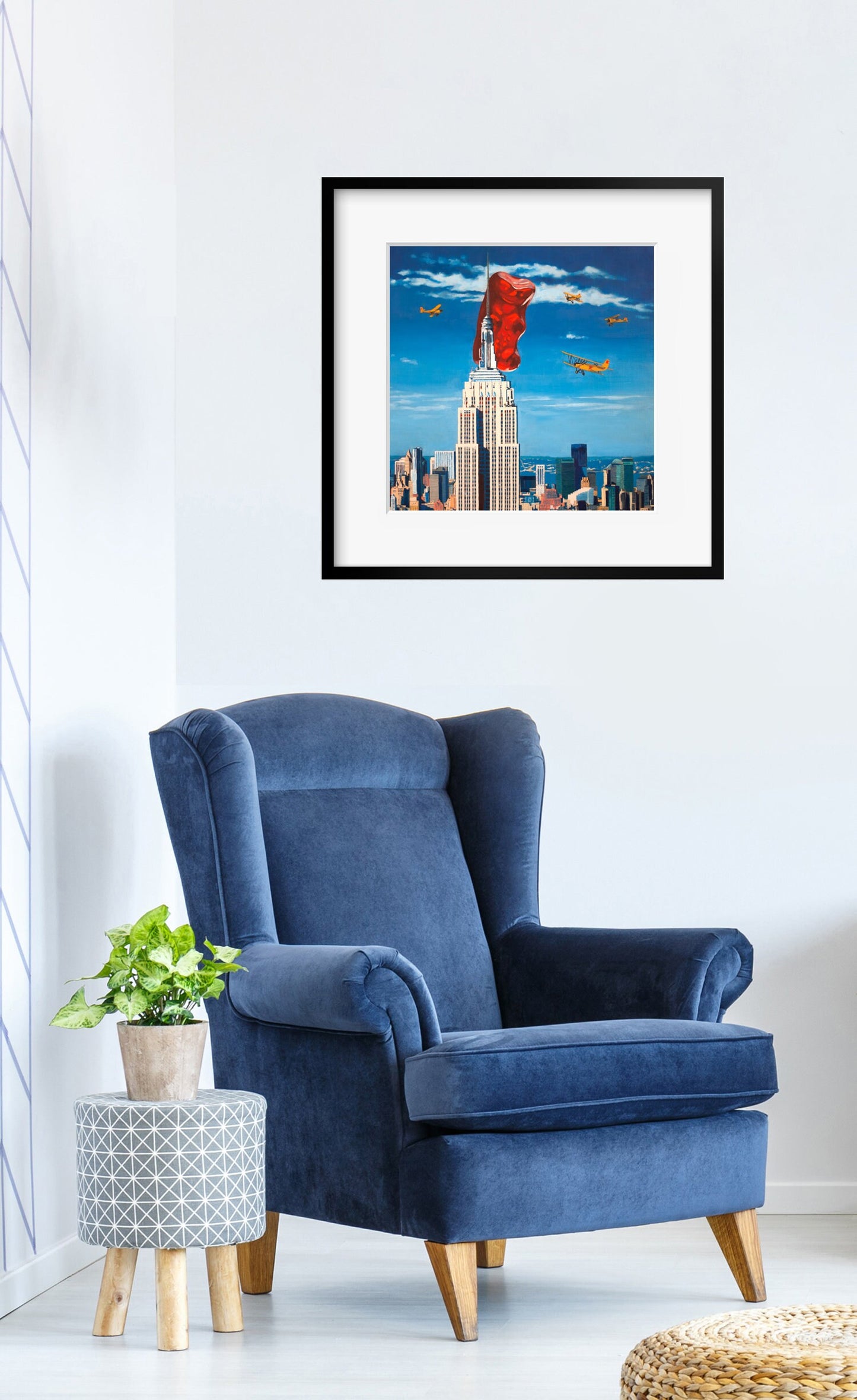 Gummy Bear King Kong - Art Print