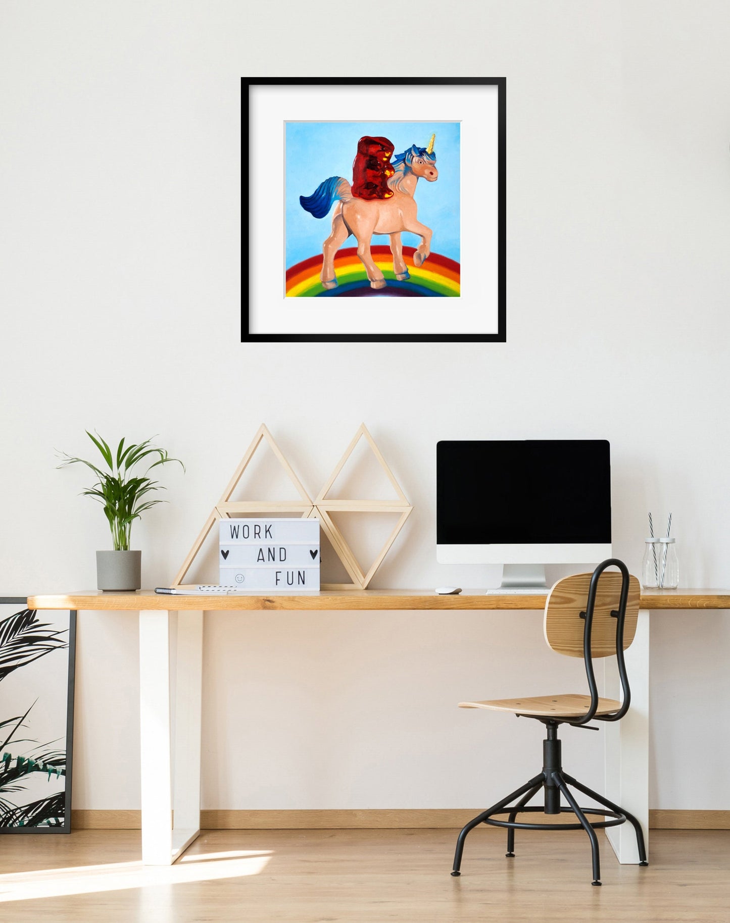 Gummy Bear Unicorn - Art Print