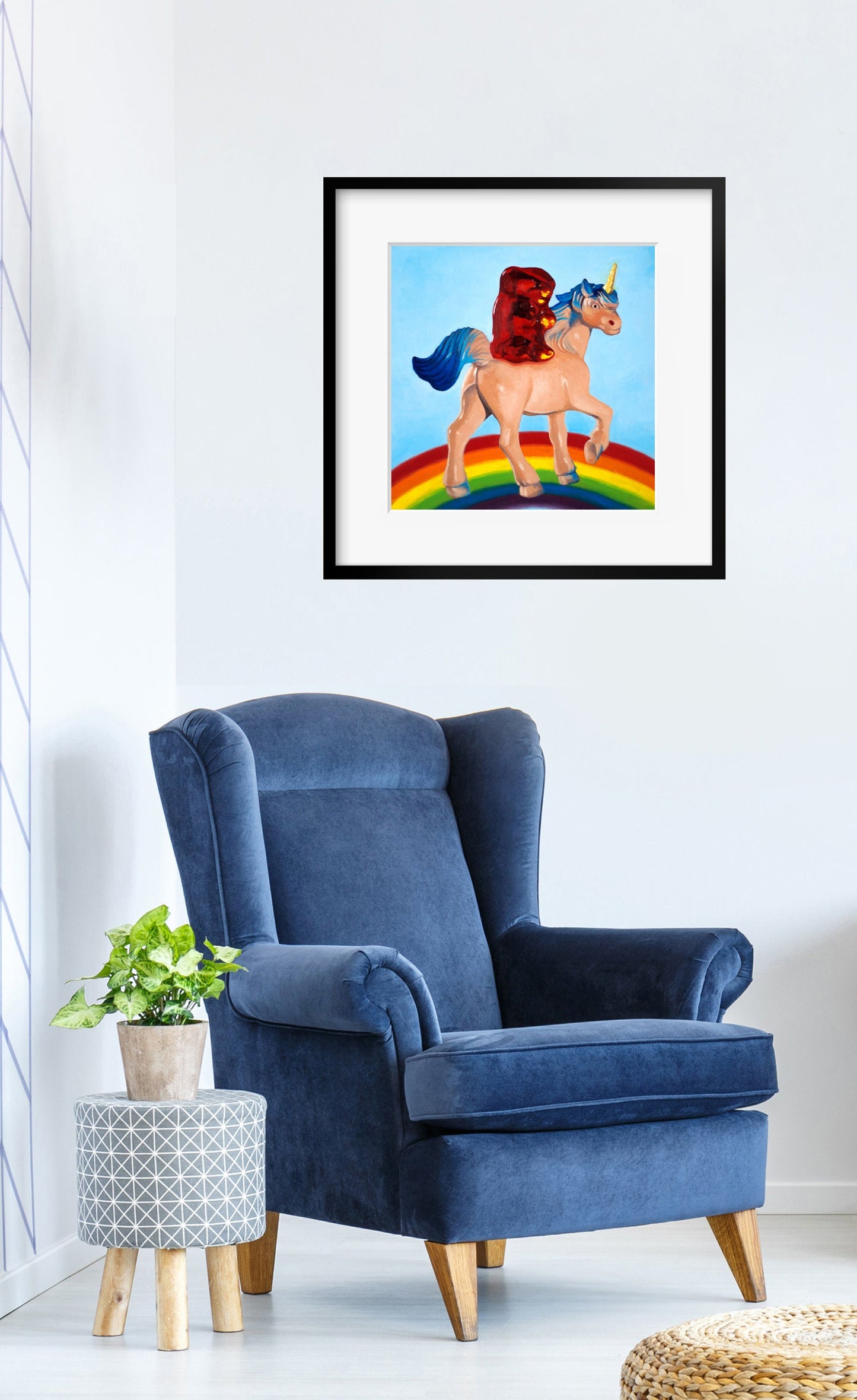 Gummy Bear Unicorn - Art Print