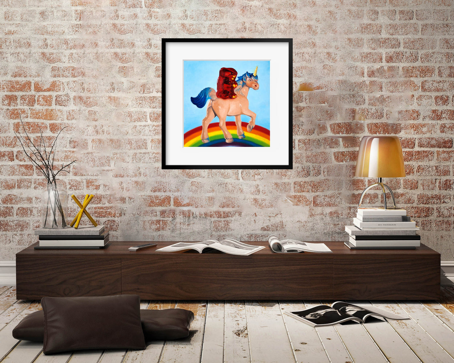 Gummy Bear Unicorn - Art Print