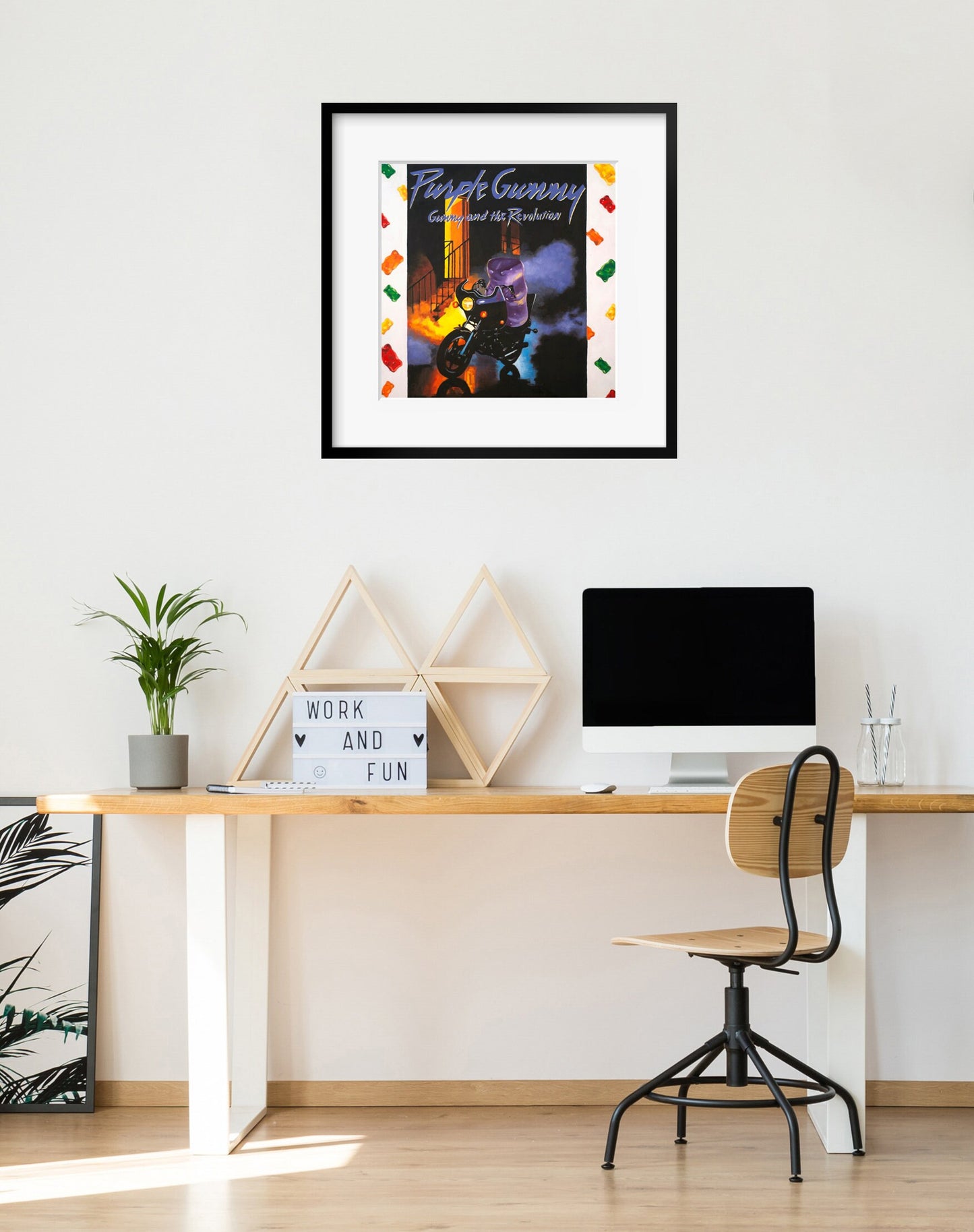 Gummy Bear Purple Rain - Art Print