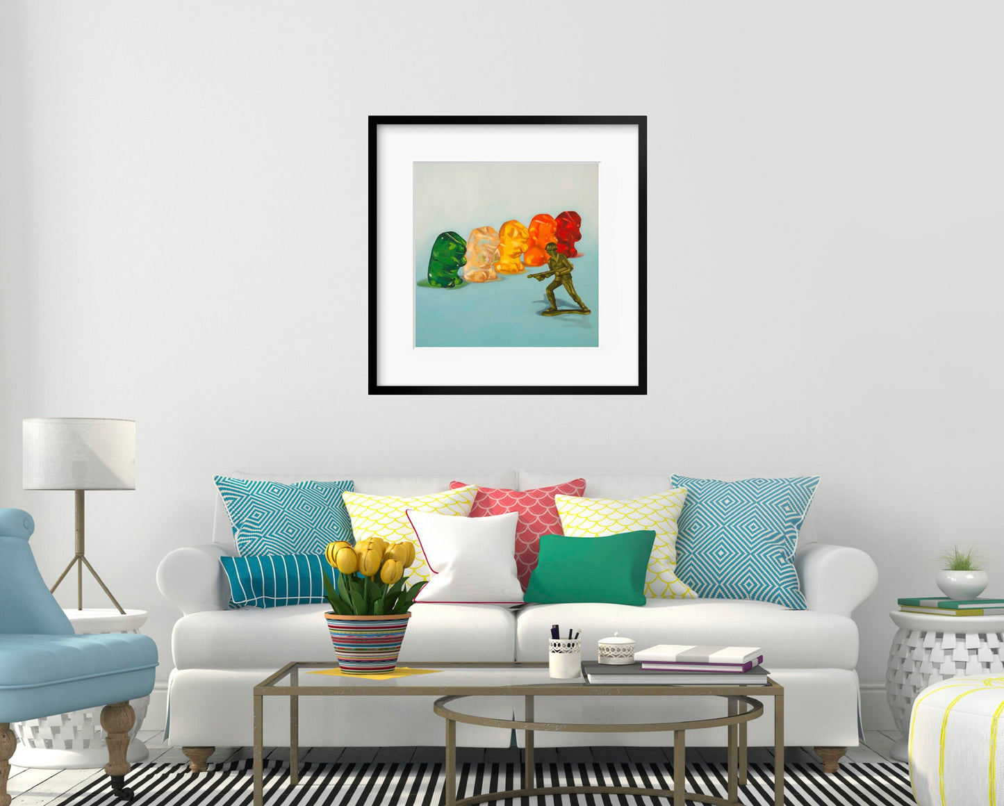 Gummy Bear Protest - Art Print