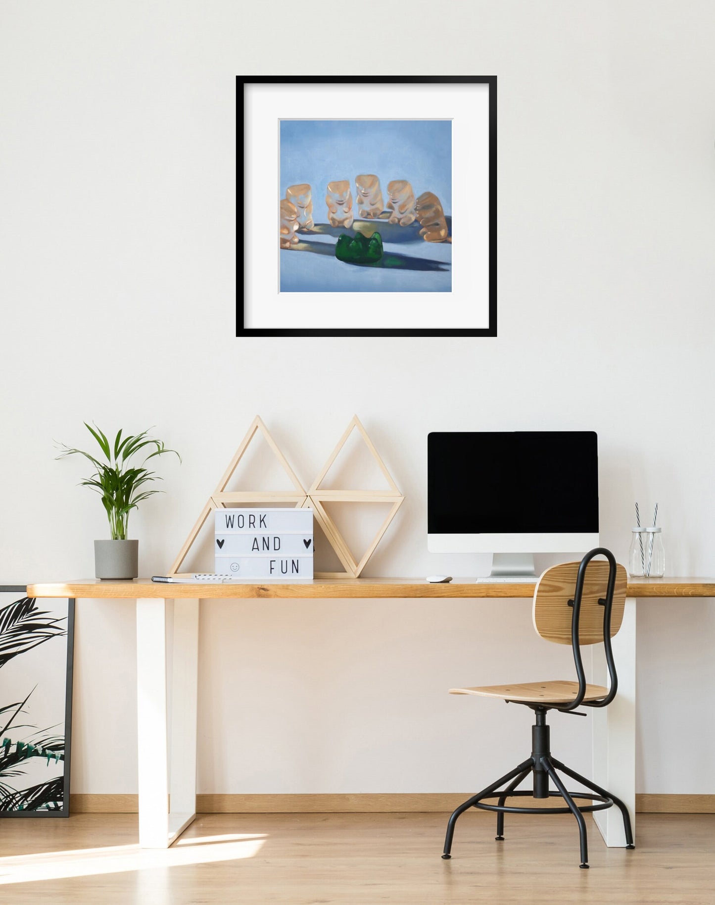 Gummy Bear Scary - Art Print