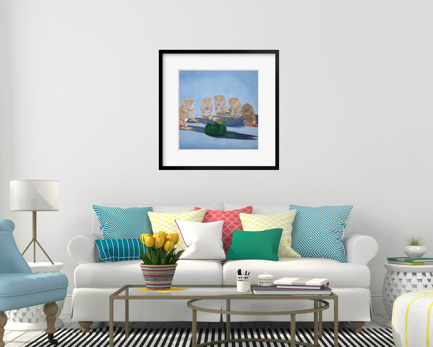 Gummy Bear Scary - Art Print
