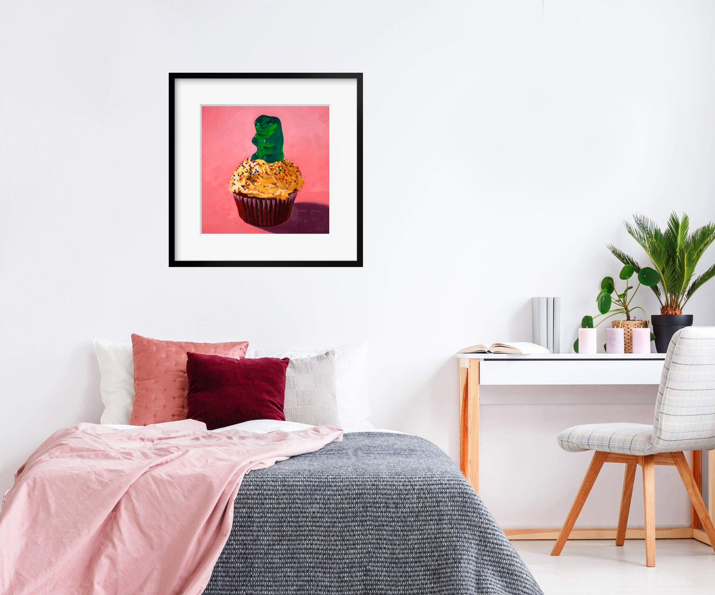 Gummy Bear Cupcake - Art Print