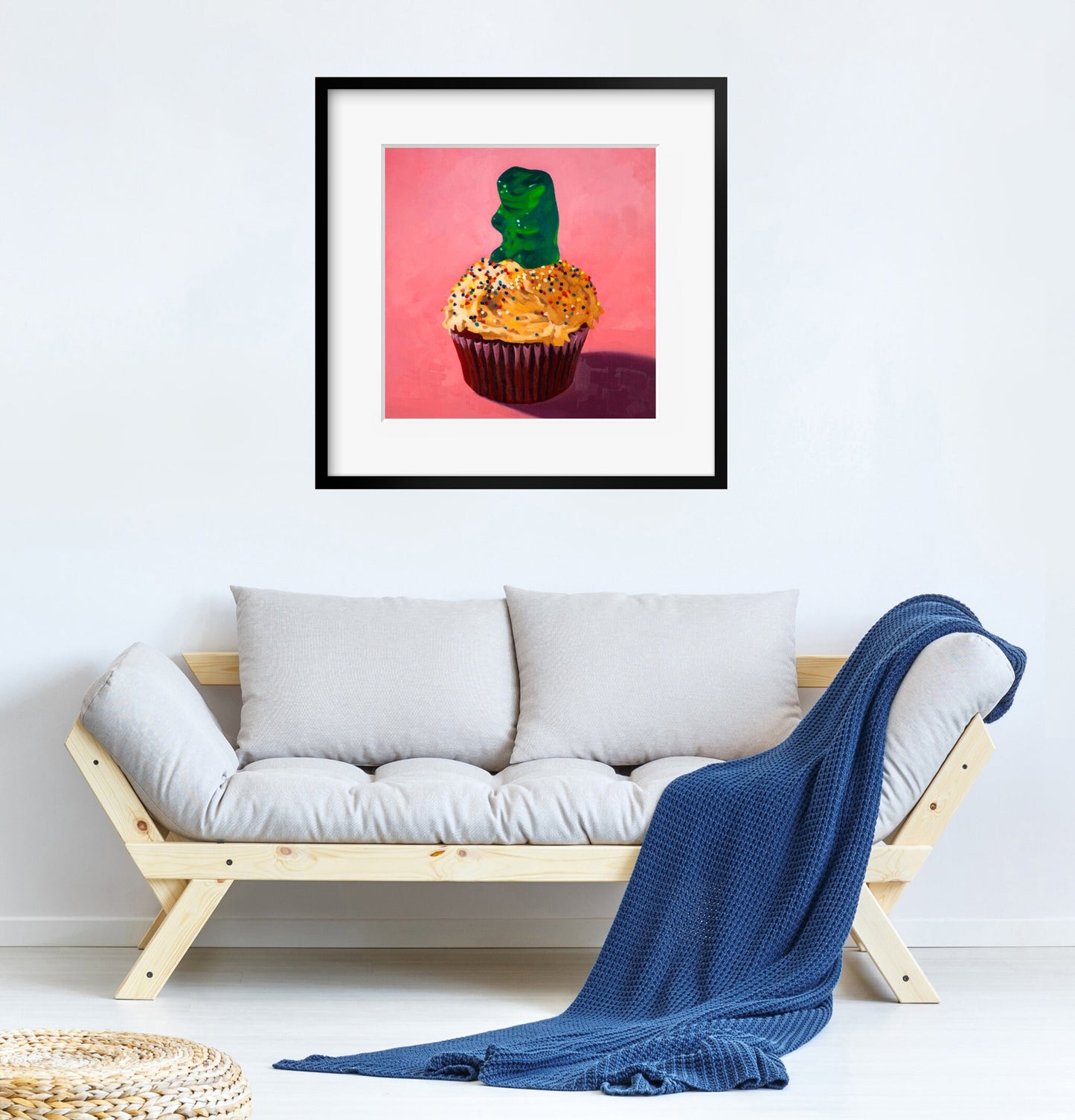 Gummy Bear Cupcake - Art Print