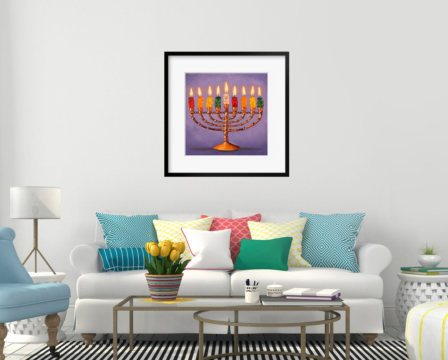 Gummy Bear Hanukkah - Art Print