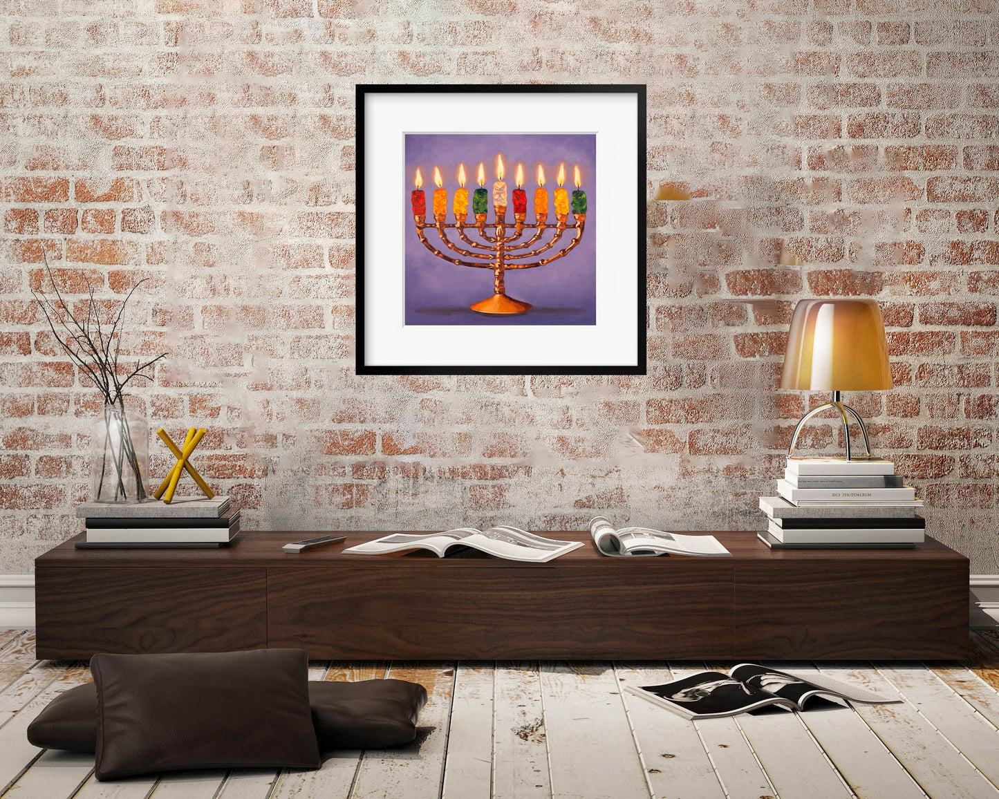 Gummy Bear Hanukkah - Art Print