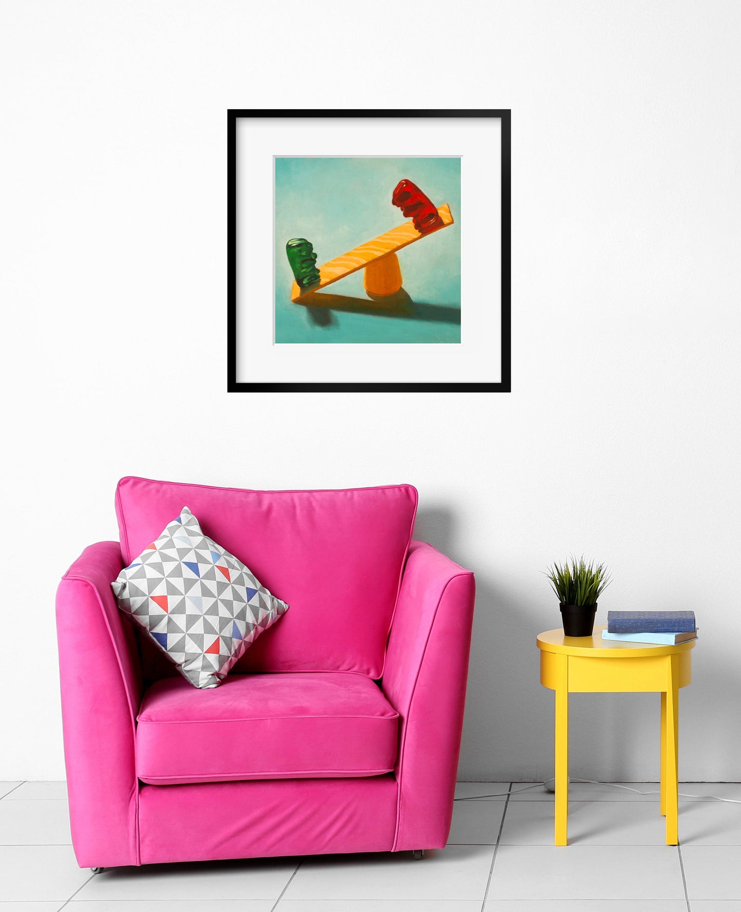 Gummy Bear Seesaw - Art print