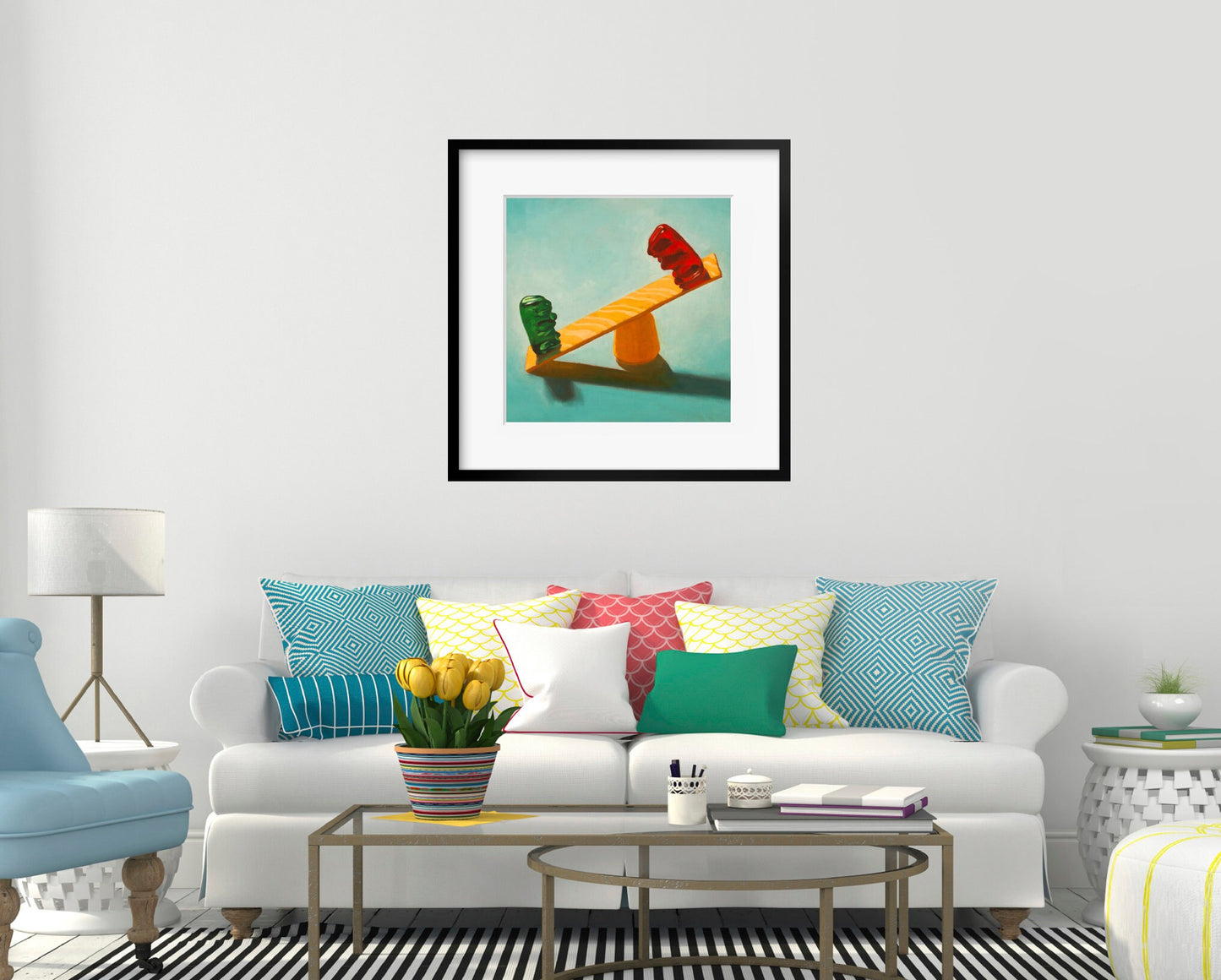 Gummy Bear Seesaw - Art print