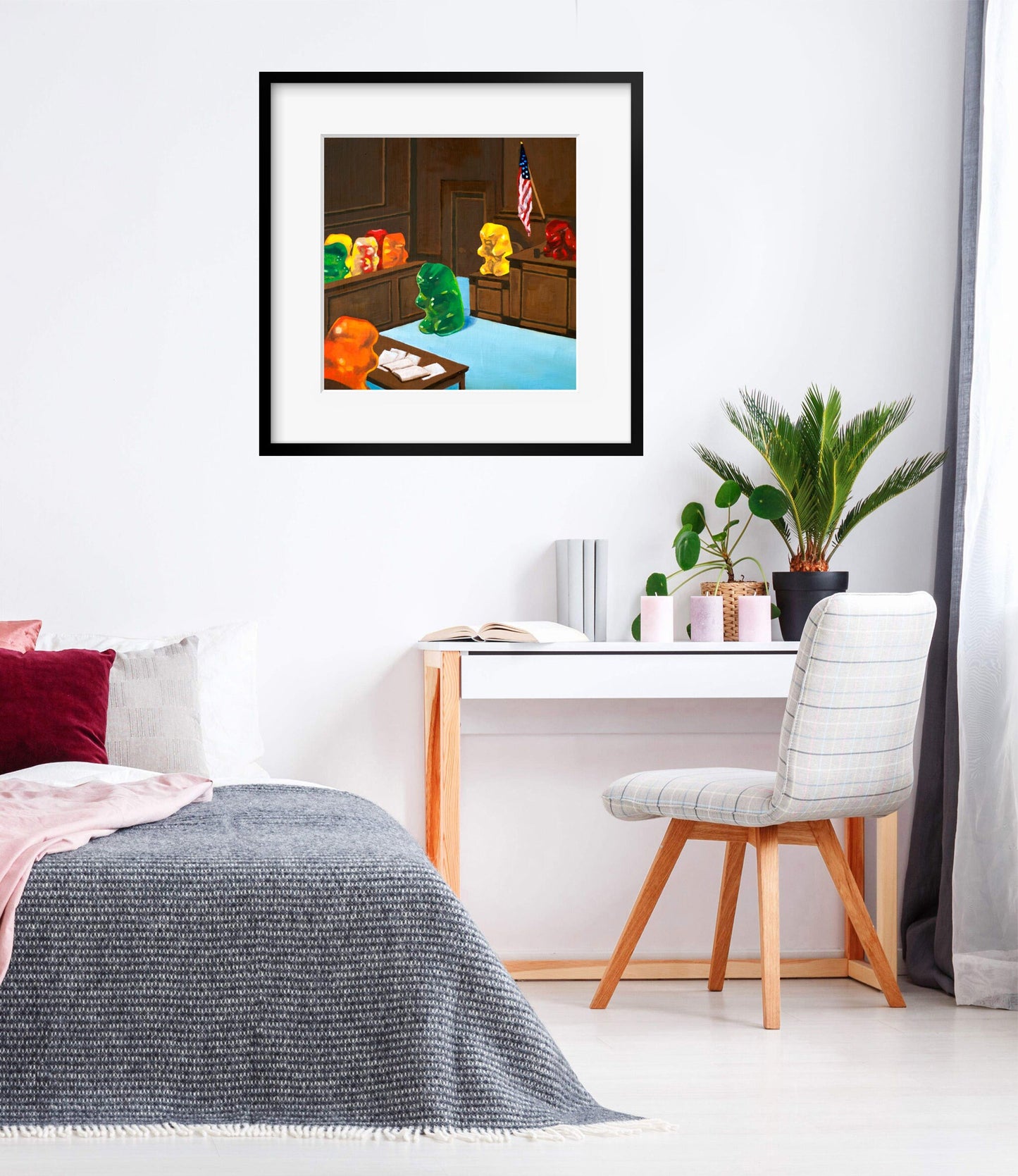 Gummy Bear Law And Order - art print