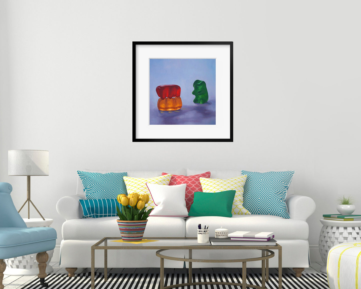 Gummy Bear Voyeur - Art Print