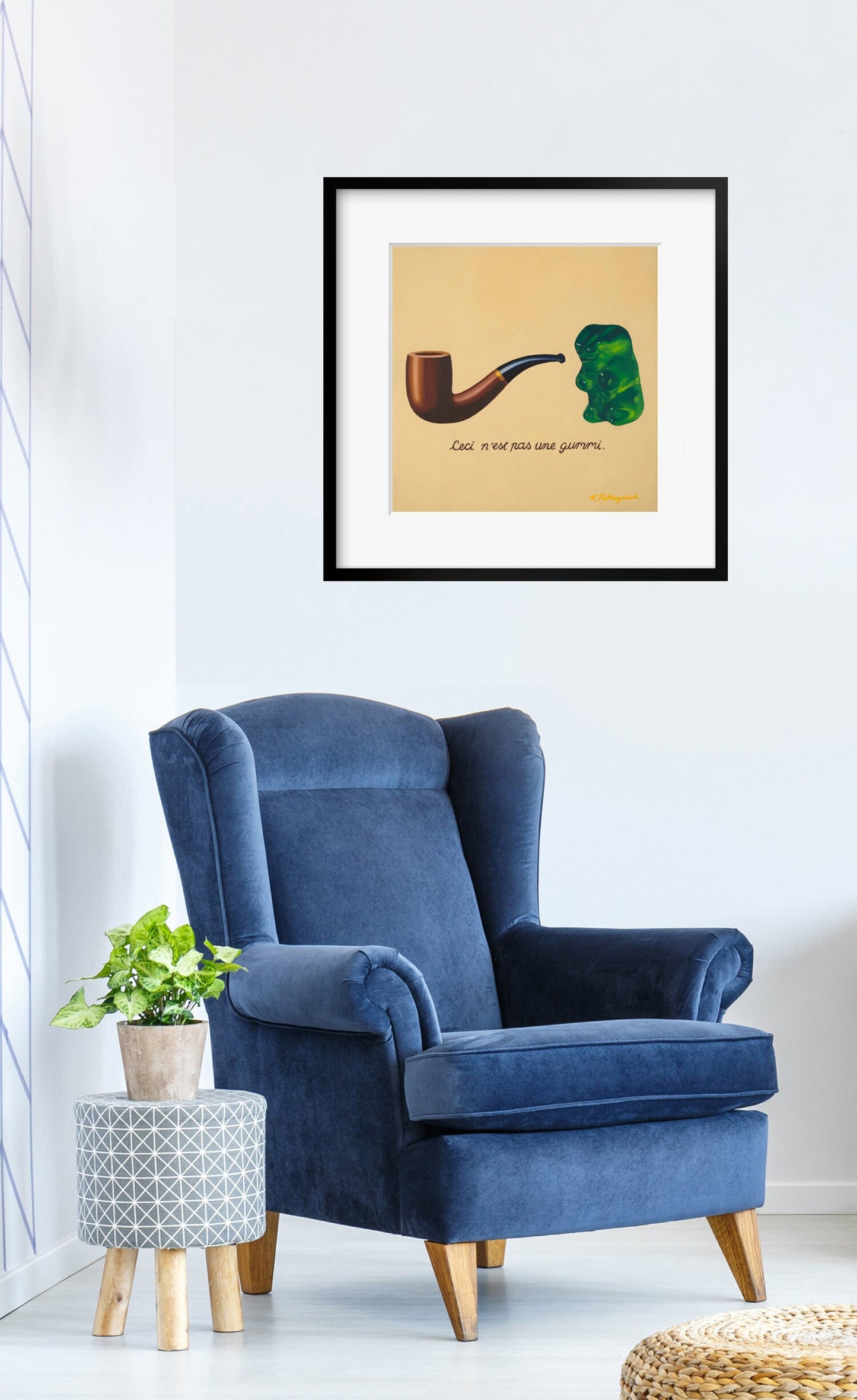 Gummy Bear Magritte - Art Print