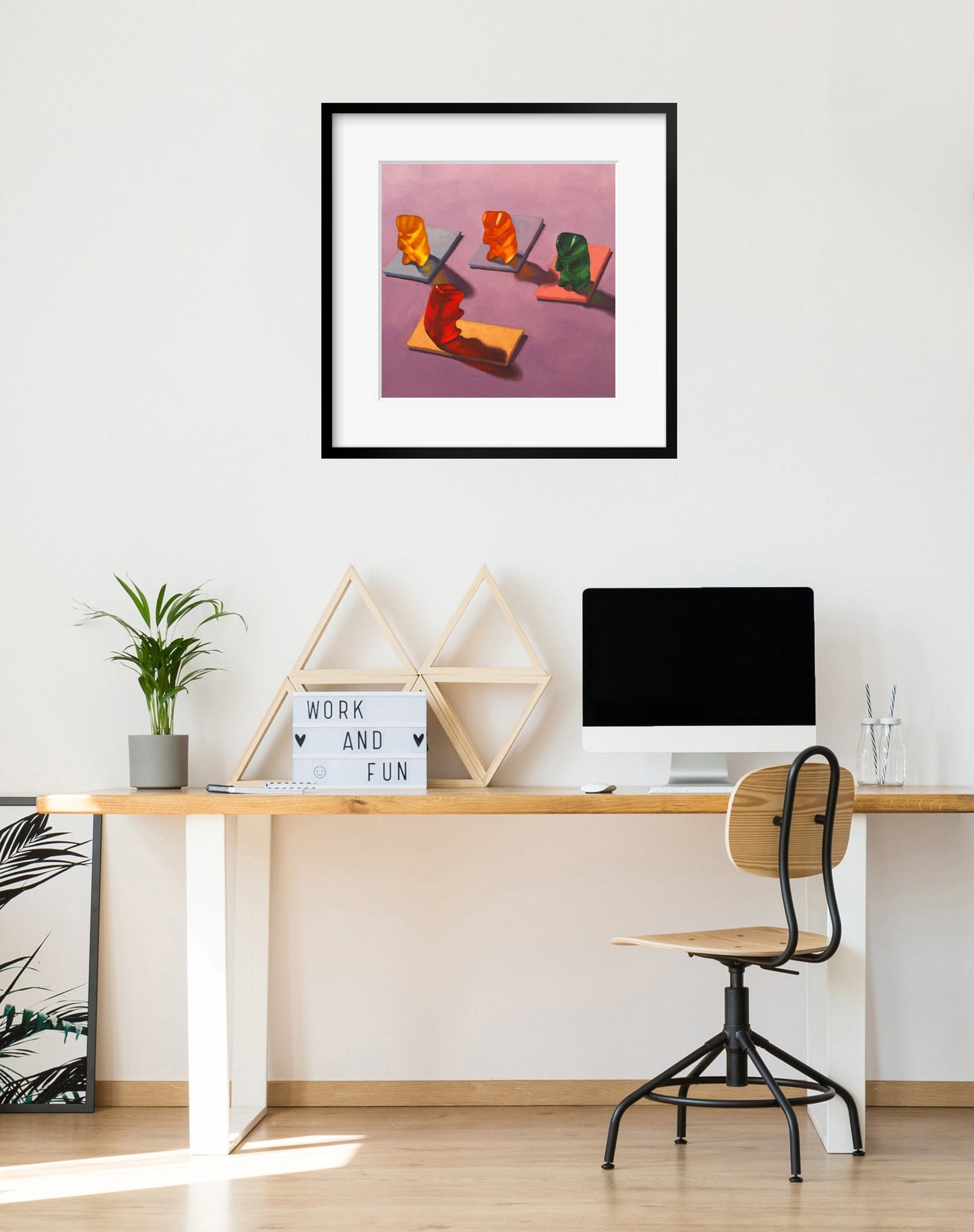 Gummy Bear Yoga - Art print