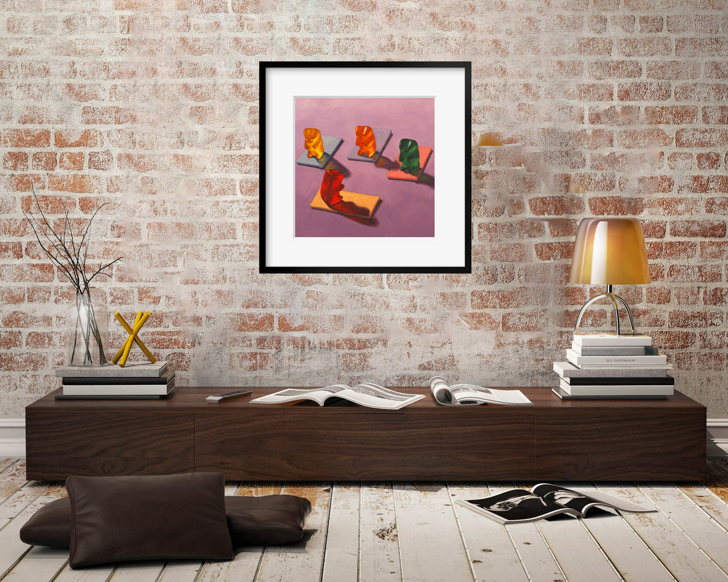 Gummy Bear Yoga - Art print