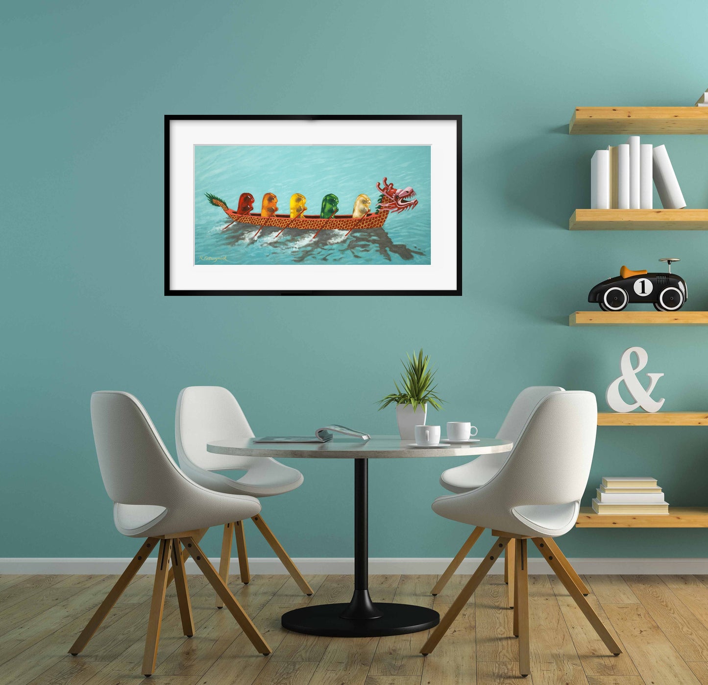 Gummy Bear Dragon Boat - Art Print