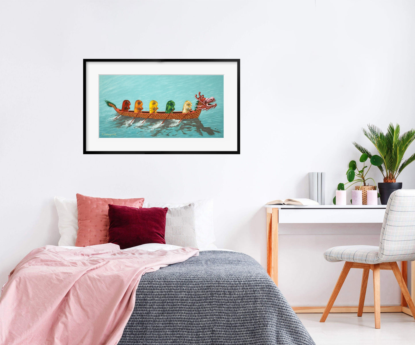 Gummy Bear Dragon Boat - Art Print