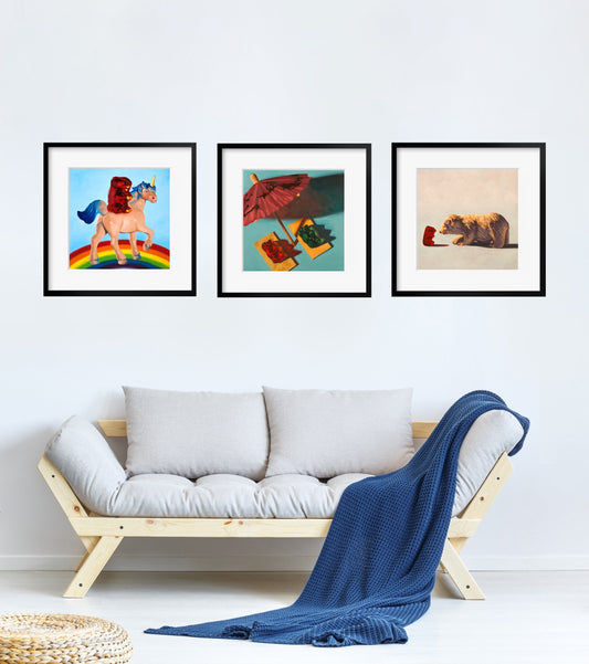 Gummy Bear Art - Set of 3 Prints