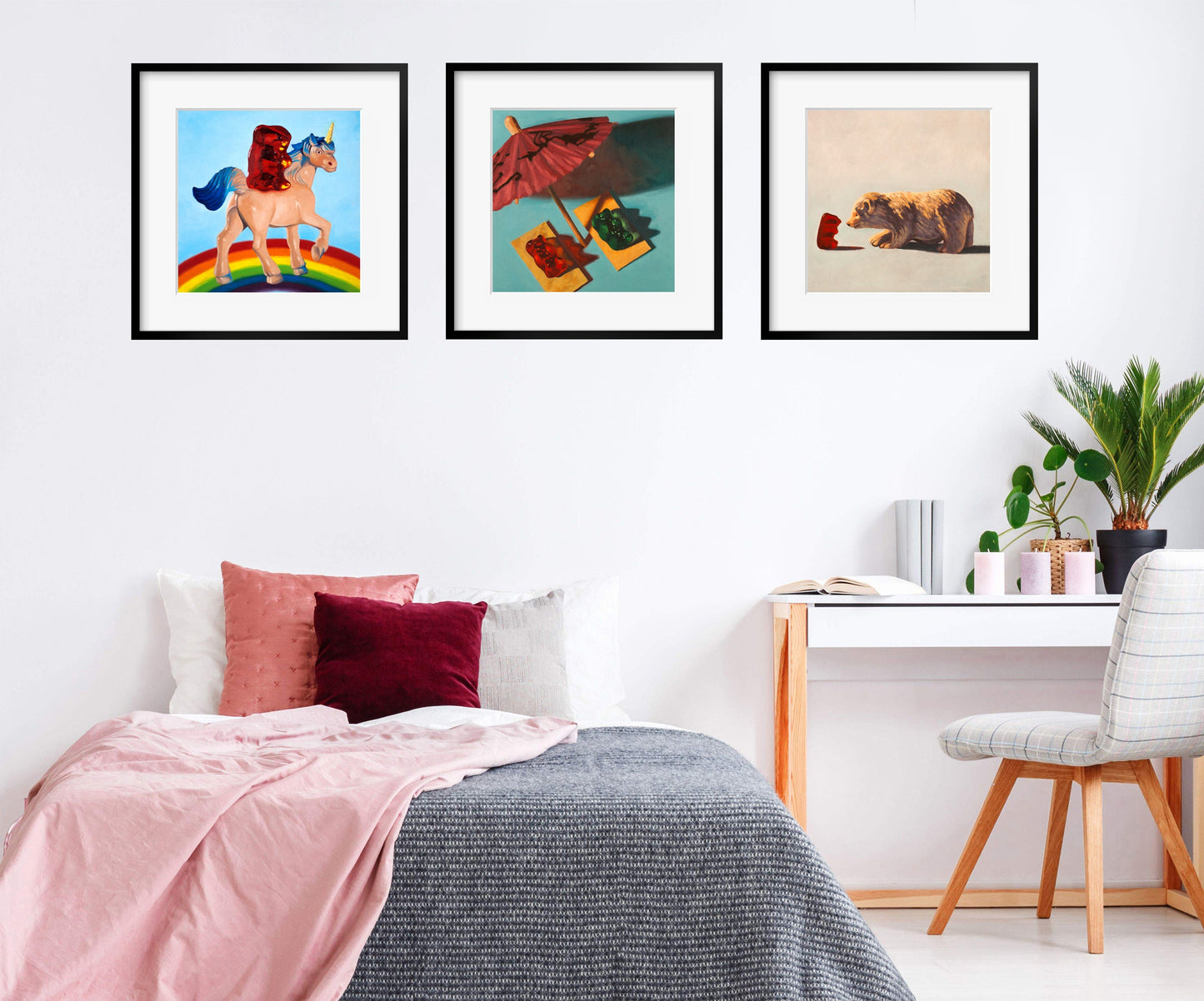 Gummy Bear Art - Set of 3 Prints