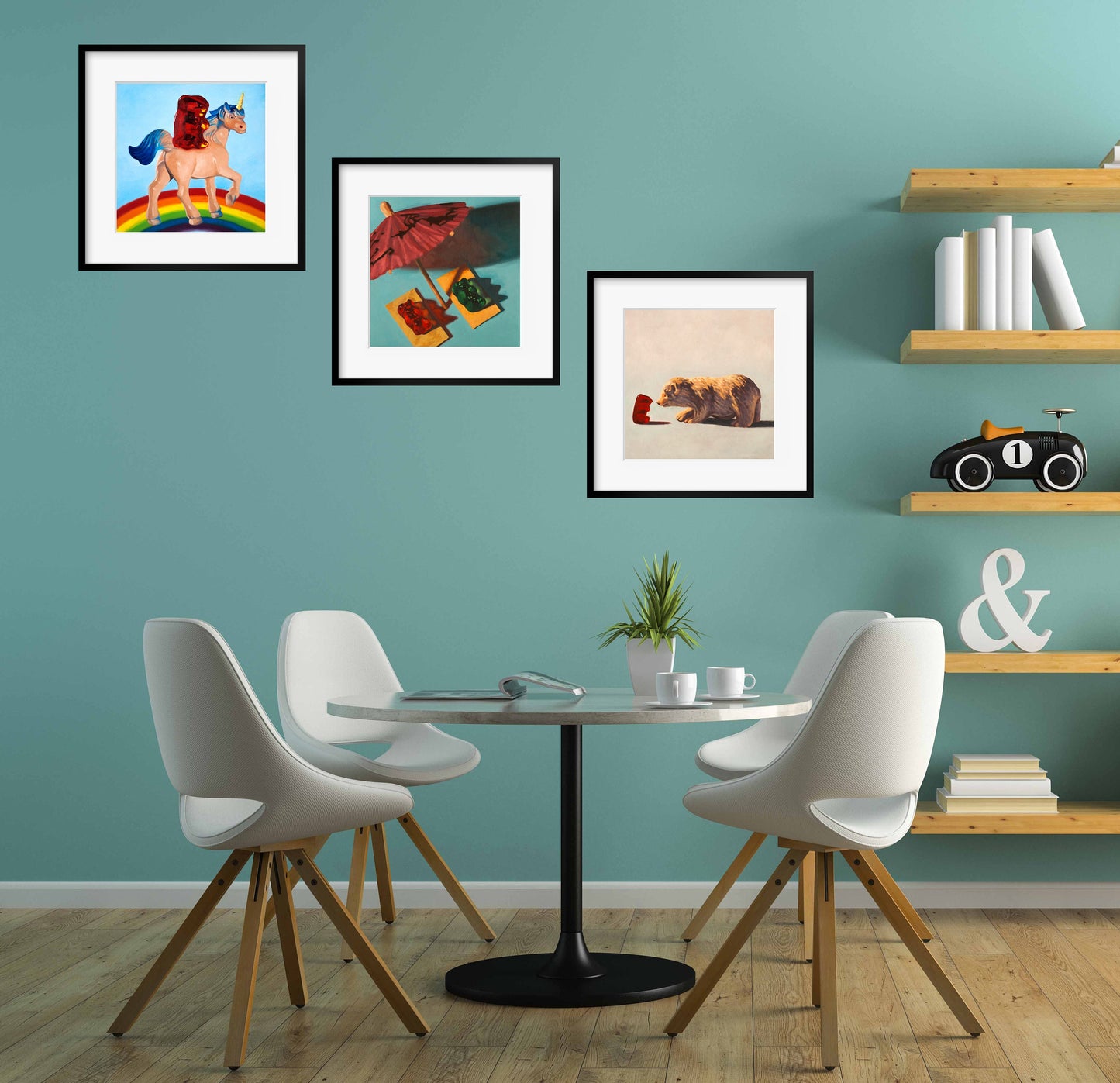 Gummy Bear Art - Set of 3 Prints