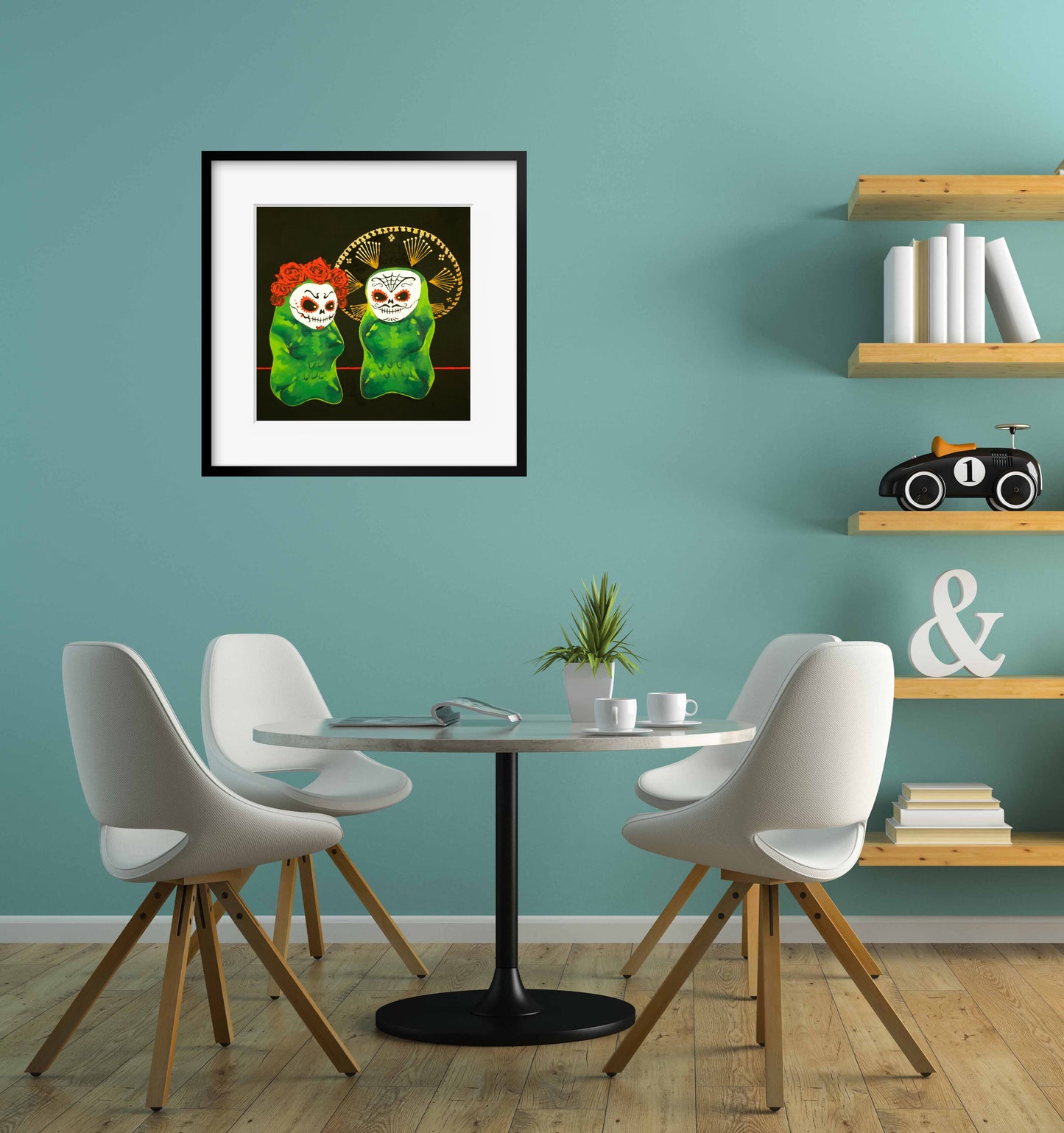Gummy Bear Day Of The Dead - art print